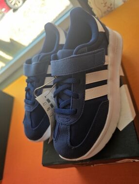 Brand New- Adidas Run 70s 2.0. Size 13.5 Kids